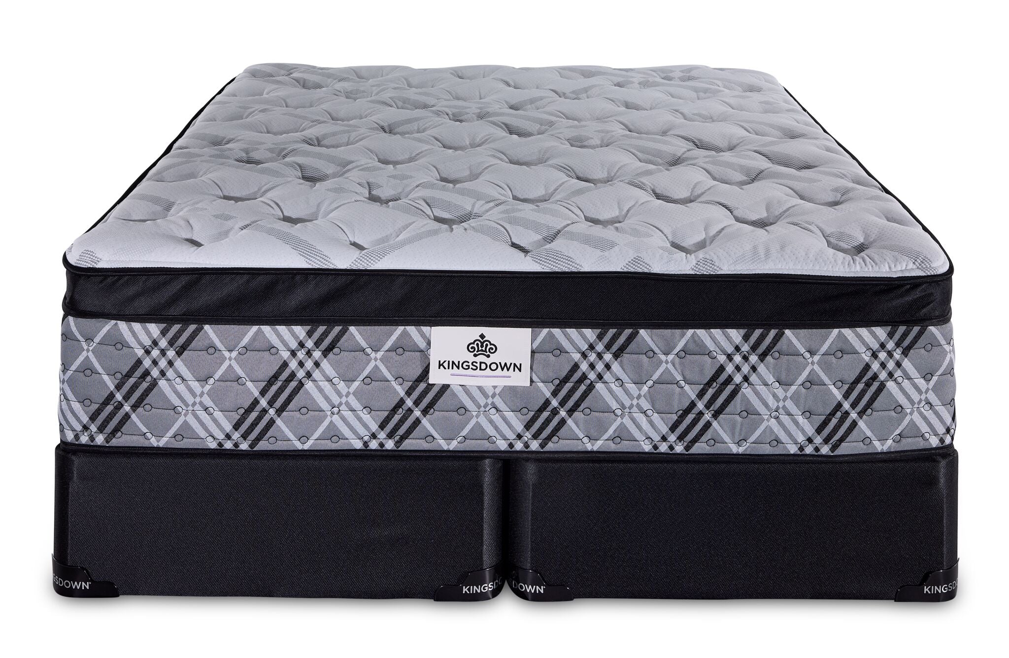 Kingsdown Natasha Plush King Mattress and Split Boxspring Set