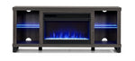 Neelam 60" Fireplace Console - Light Grey