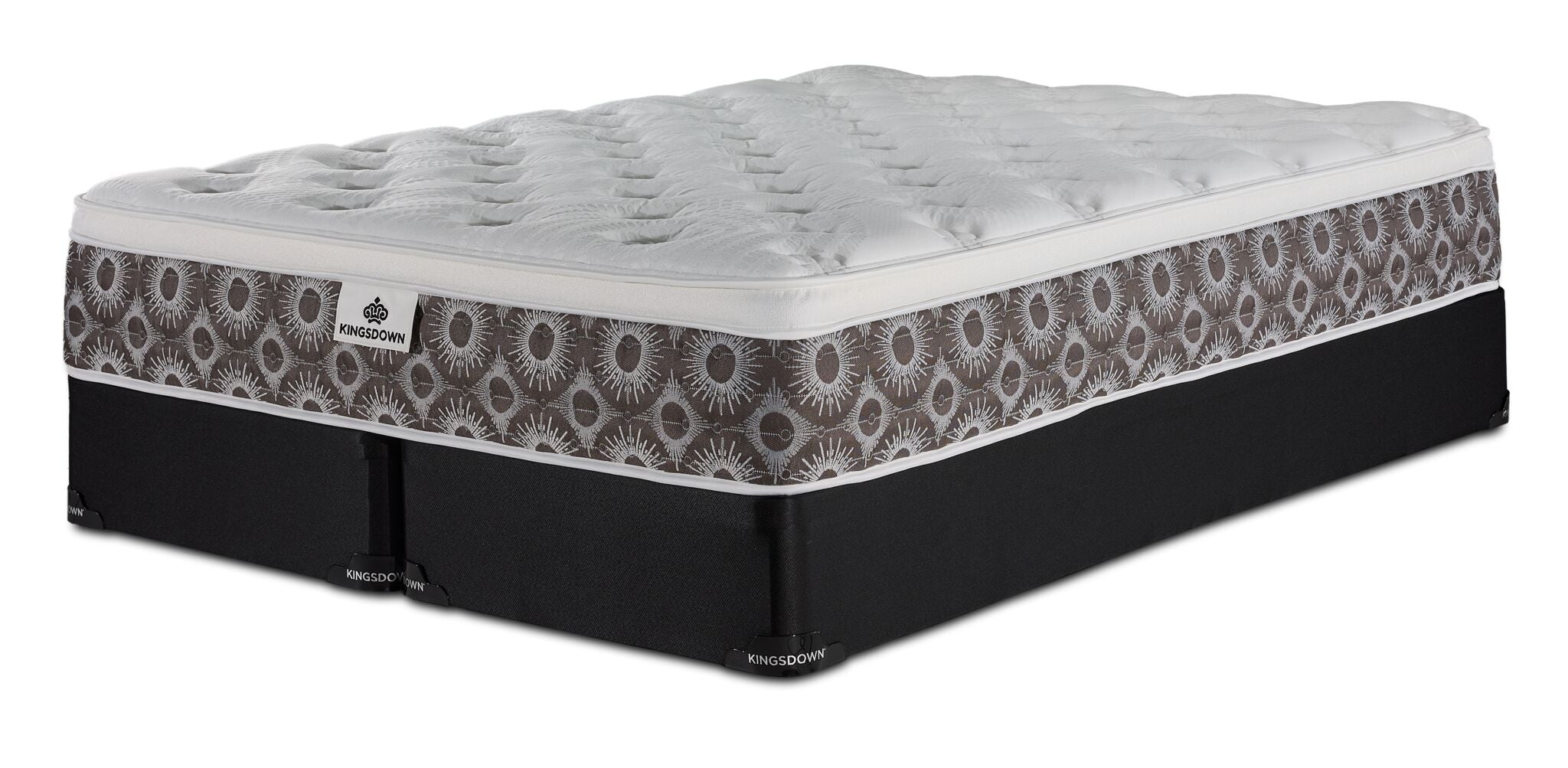 Kingsdown Nerissa Plush Euro Top King Mattress and Split Boxspring Set
