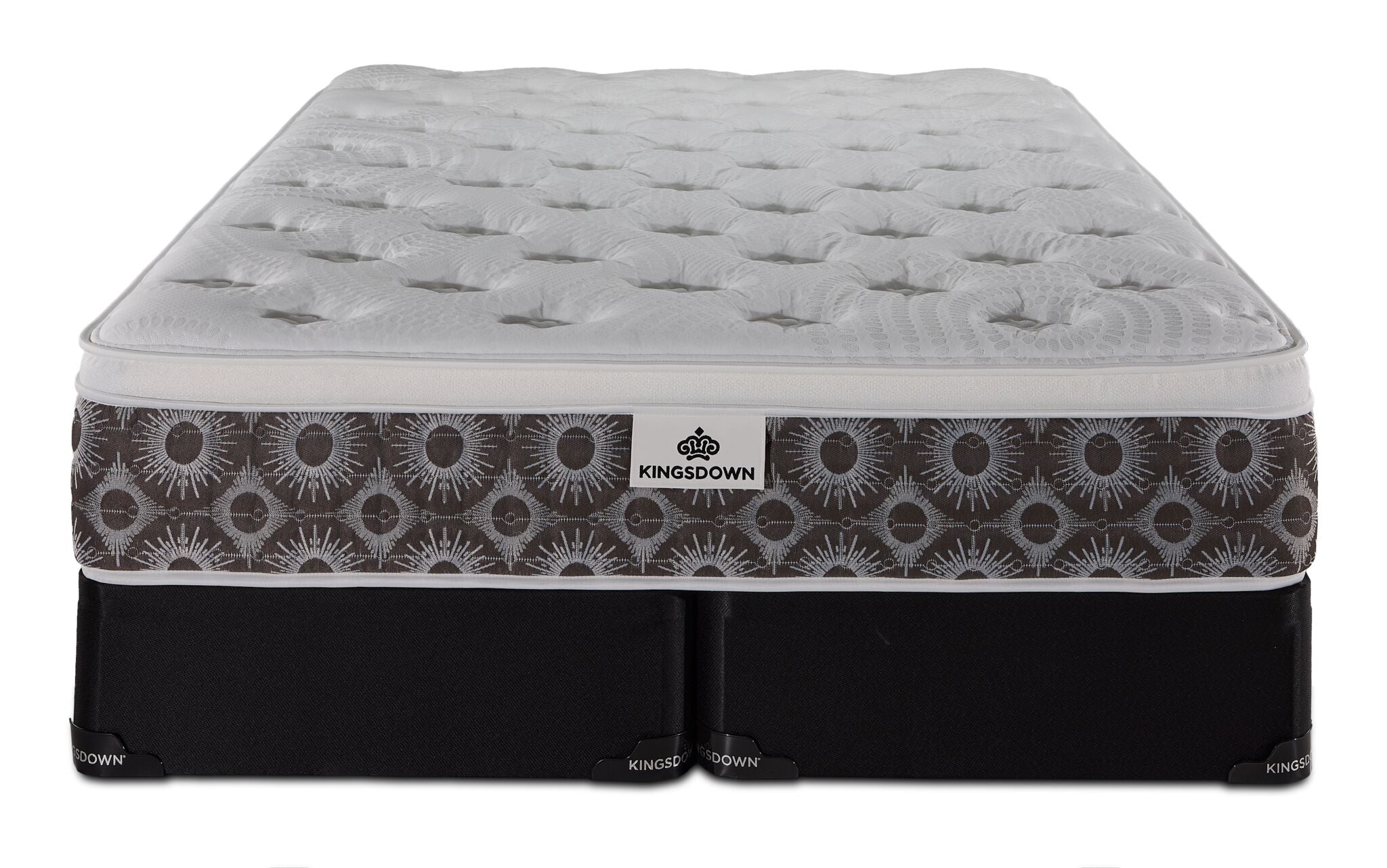 Kingsdown Nerissa Plush Euro Top King Mattress and Split Boxspring Set