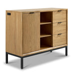 Feeling Connected - Newport Server - Oak and Black