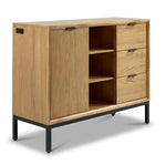 Feeling Connected - Newport Server - Oak and Black