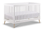 Delta Children Nico Convertible Crib - Bianca White, Natural