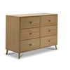 Delta Children Nico Bureau 6 tiroirs – naturel