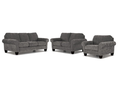 Noche Ens. Sofa, causeuse et fauteuil – gris