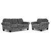 Noche Ens. Sofa et fauteuil - gris