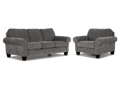 Noche Ens. Sofa et fauteuil - gris