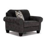 Noche Sofa and Chair Set - Graphite