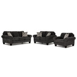 Noche Sofa, Loveseat and Chair Set - Graphite