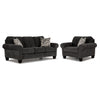 Noche Ens. Sofa et fauteuil - graphite