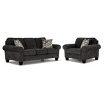 Noche Sofa and Chair Set - Graphite