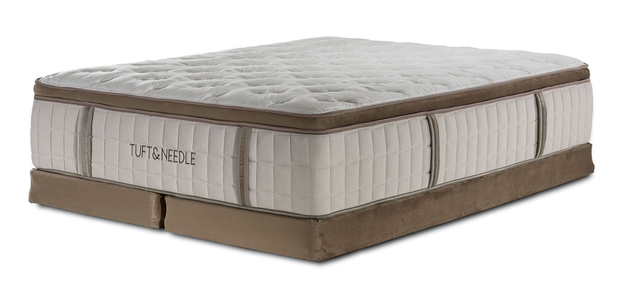 Tuft & Needle Notch Euro Top Medium Queen Mattress and Low Profile Split Boxspring Set