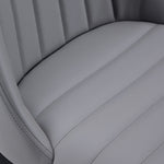 Nyla 5-Piece Sintered Stone Round Dining Set - White, Black, Grey