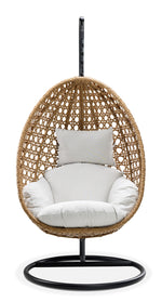 Oasis Outdoor Egg Chair - Beige, Brown