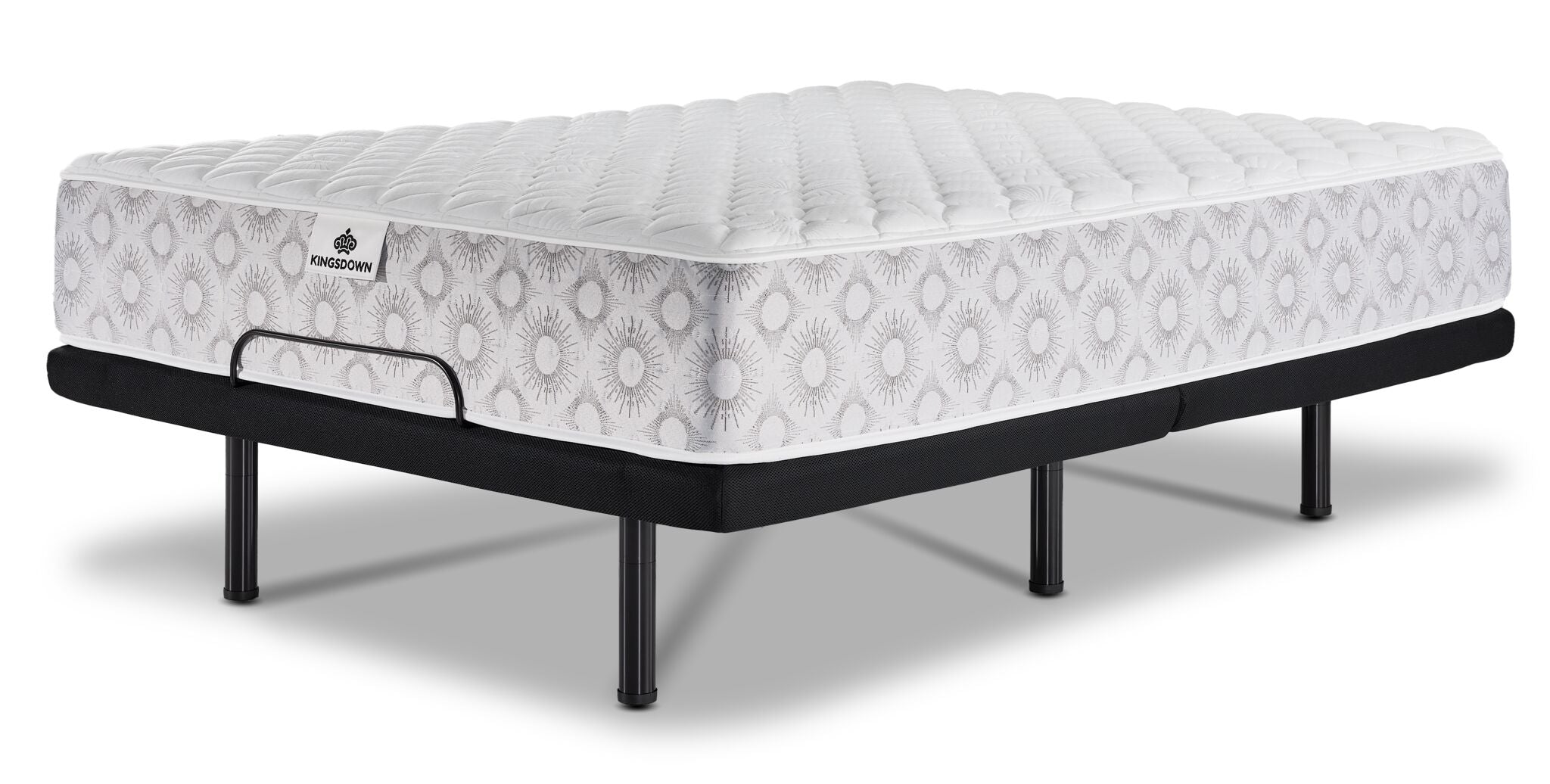 Kingsdown Odessa Firm Tight Top Full Mattress and L2 Fit Adjustable Base