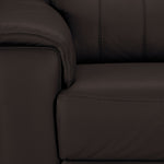 Orlando-Ray Leather Sofa and Loveseat Set - Chocolate