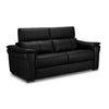 Orlando-Ray Sofa en cuir – noir