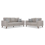 Orleans Sofa and Loveseat Set - Beige