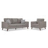 Orleans Ens. Sofa et fauteuil – gris