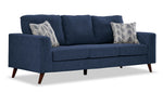 Orleans Sofa and Loveseat Set - Blue