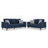 Orleans Ens. Sofa et causeuse – bleu 