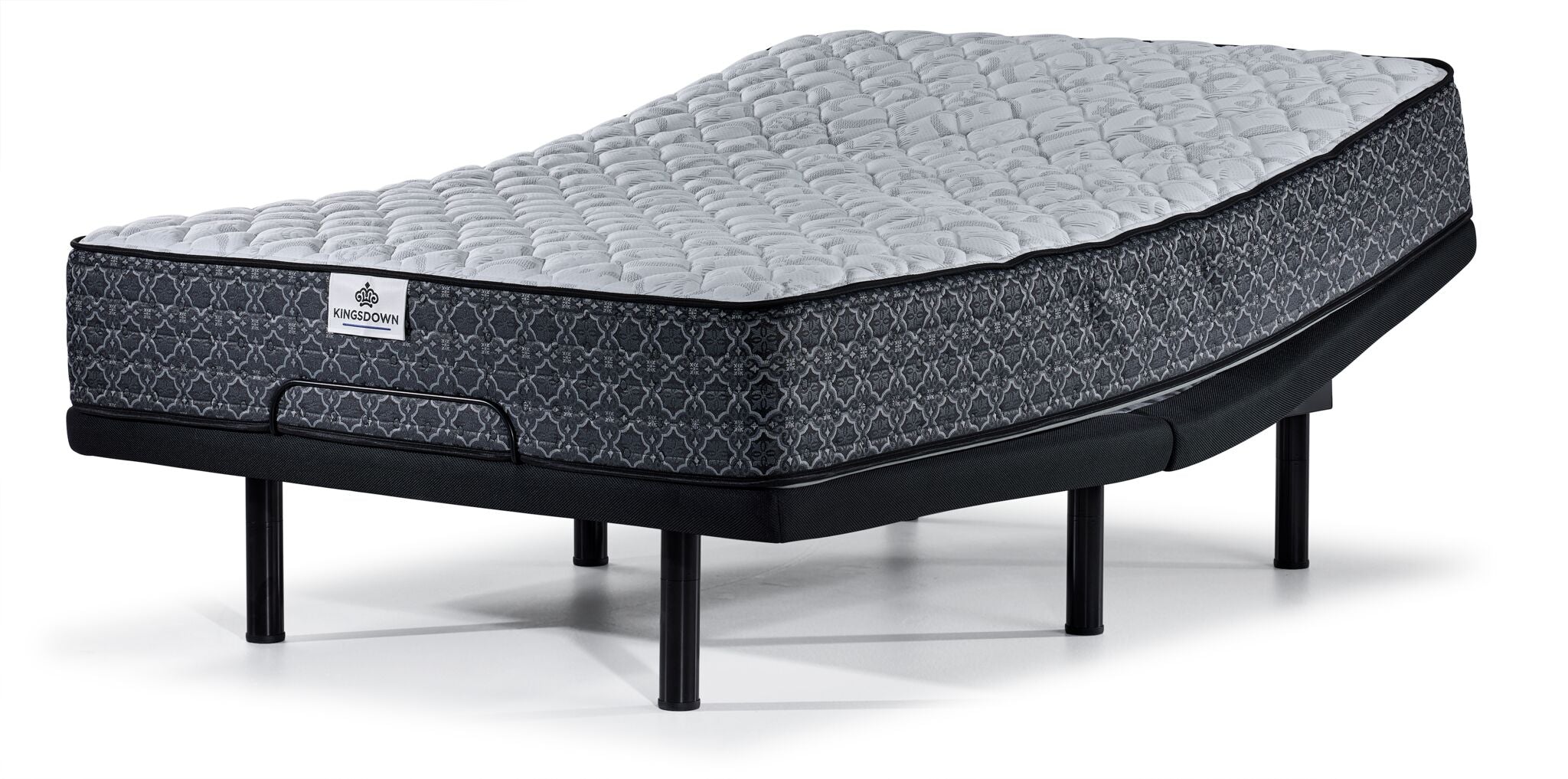 Kingsdown Oxford Firm Tight Top King Mattress and L2 Motion Pro Adjustable Base