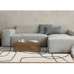 Pace 6'7" x 9'6" Outlinded Shapes Area Rug - Cream, Black