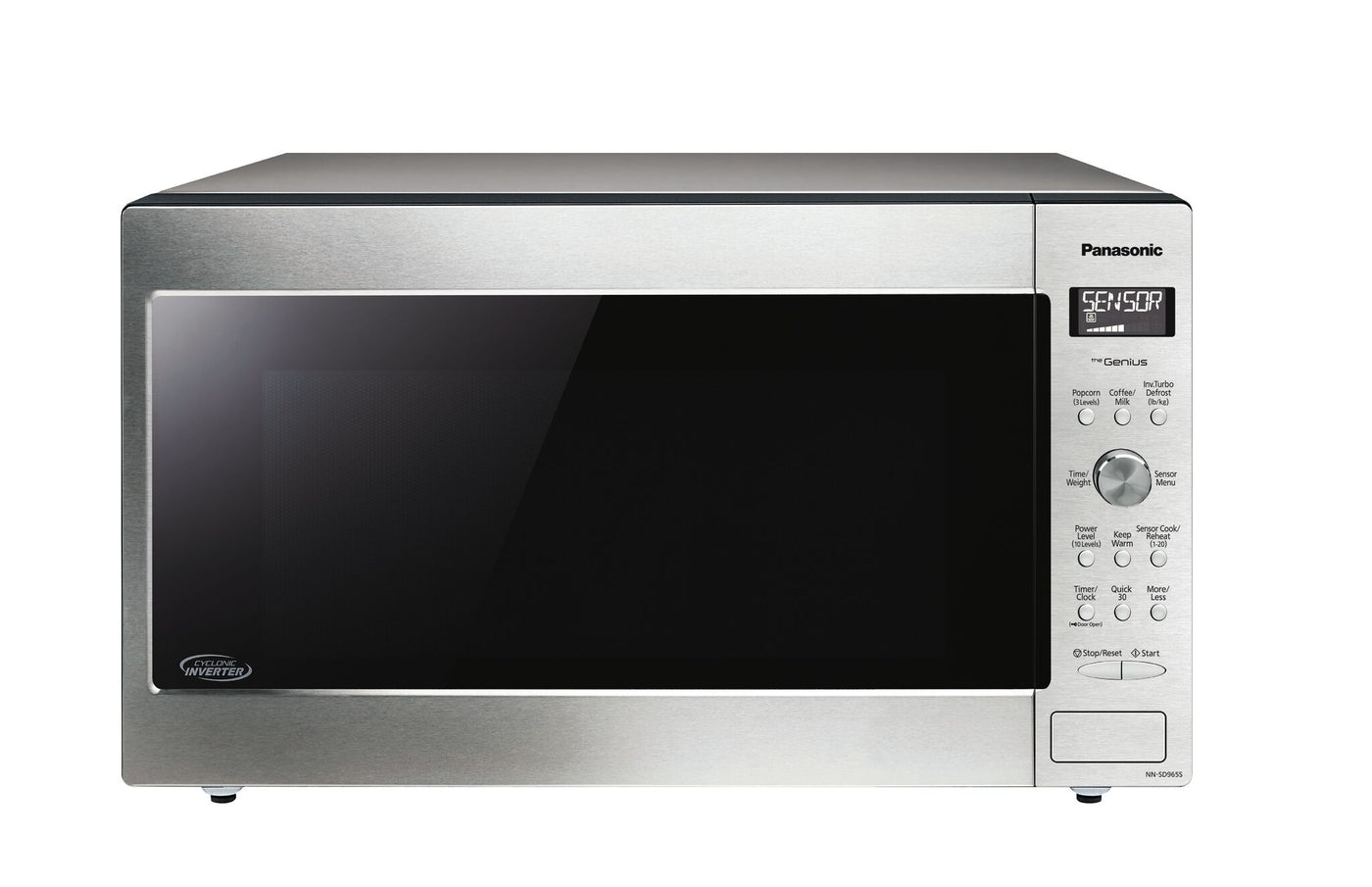 Panasonic Stainless Steel Countertop Microwave with Genius Sensor (2.2 Cu.Ft.) - NNSD965SC