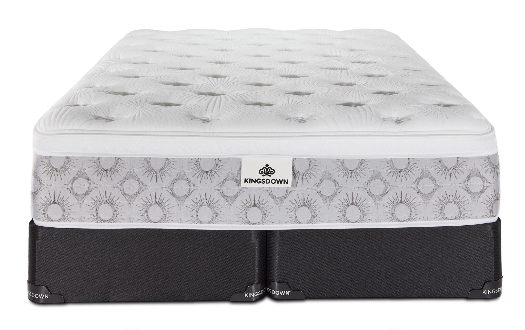 Kingsdown Paxton Medium Euro Top King Mattress and Split Boxspring Set