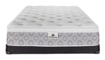 Kingsdown Paxton Medium Euro Top Full Mattress and Low Profile Boxspring Set