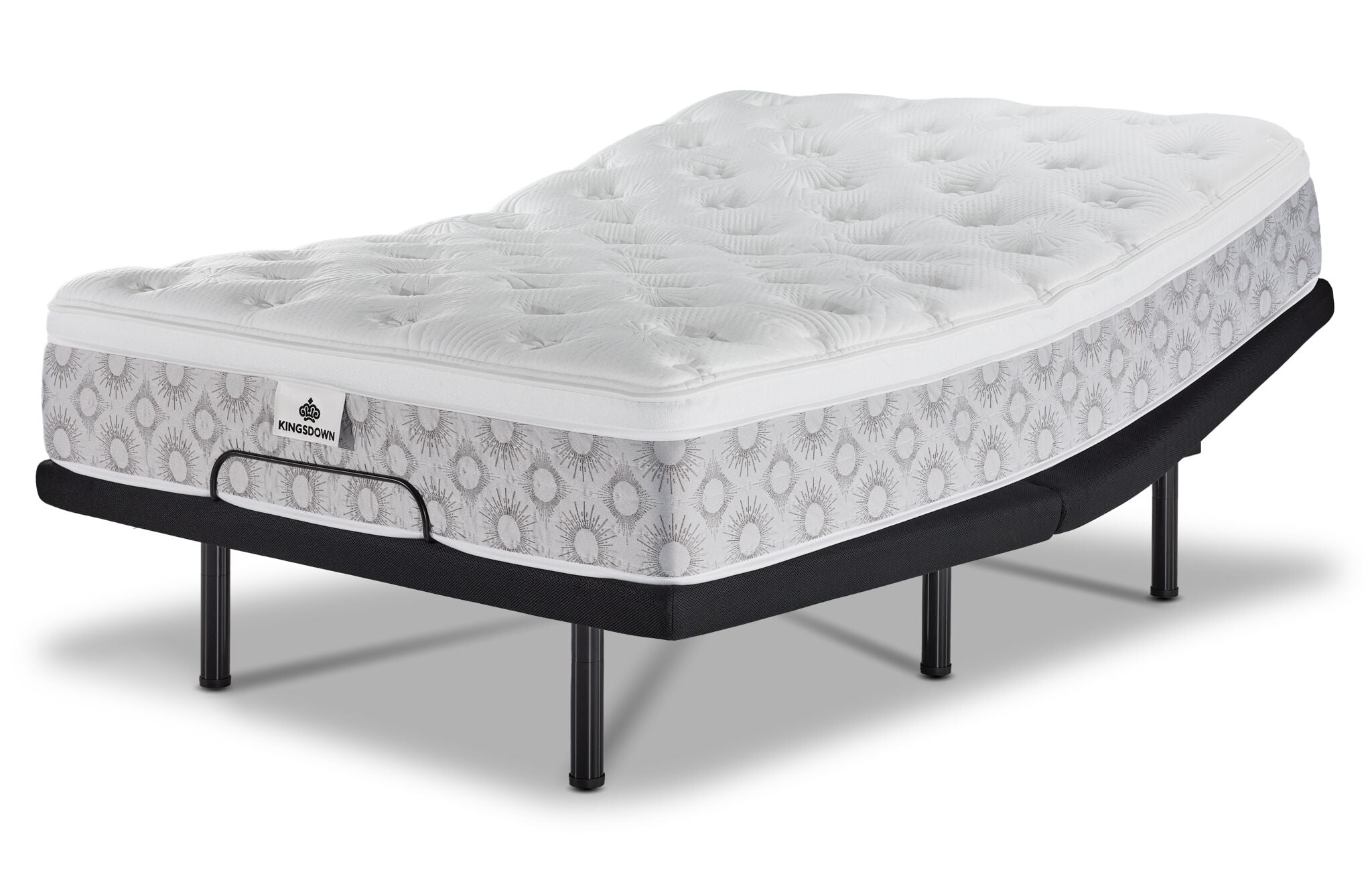 Kingsdown Paxton Medium Euro Top Twin XL Mattress and L2 Fit Adjustable Base