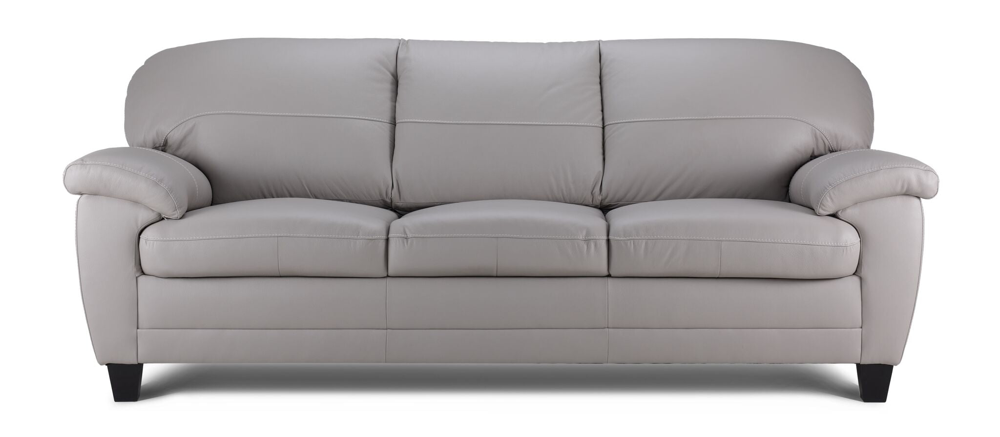 Raphael Leather Sofa - Cloud Grey