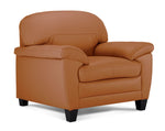 Raphael Leather Chair - Saddle