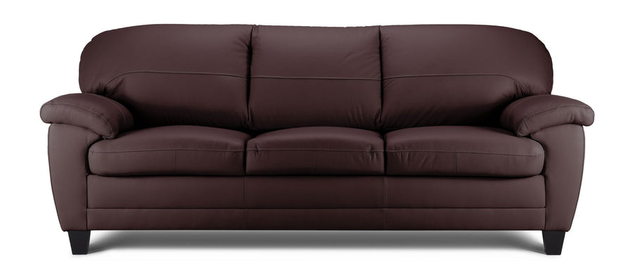 Raphael Leather Sofa - Mocha