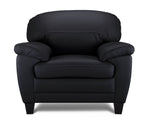 Raphael Leather Chair - Raven