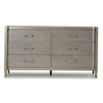 Reece 6-Drawer Dresser - Sliver Grey