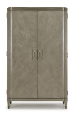 Reece Armoire - Silver Grey