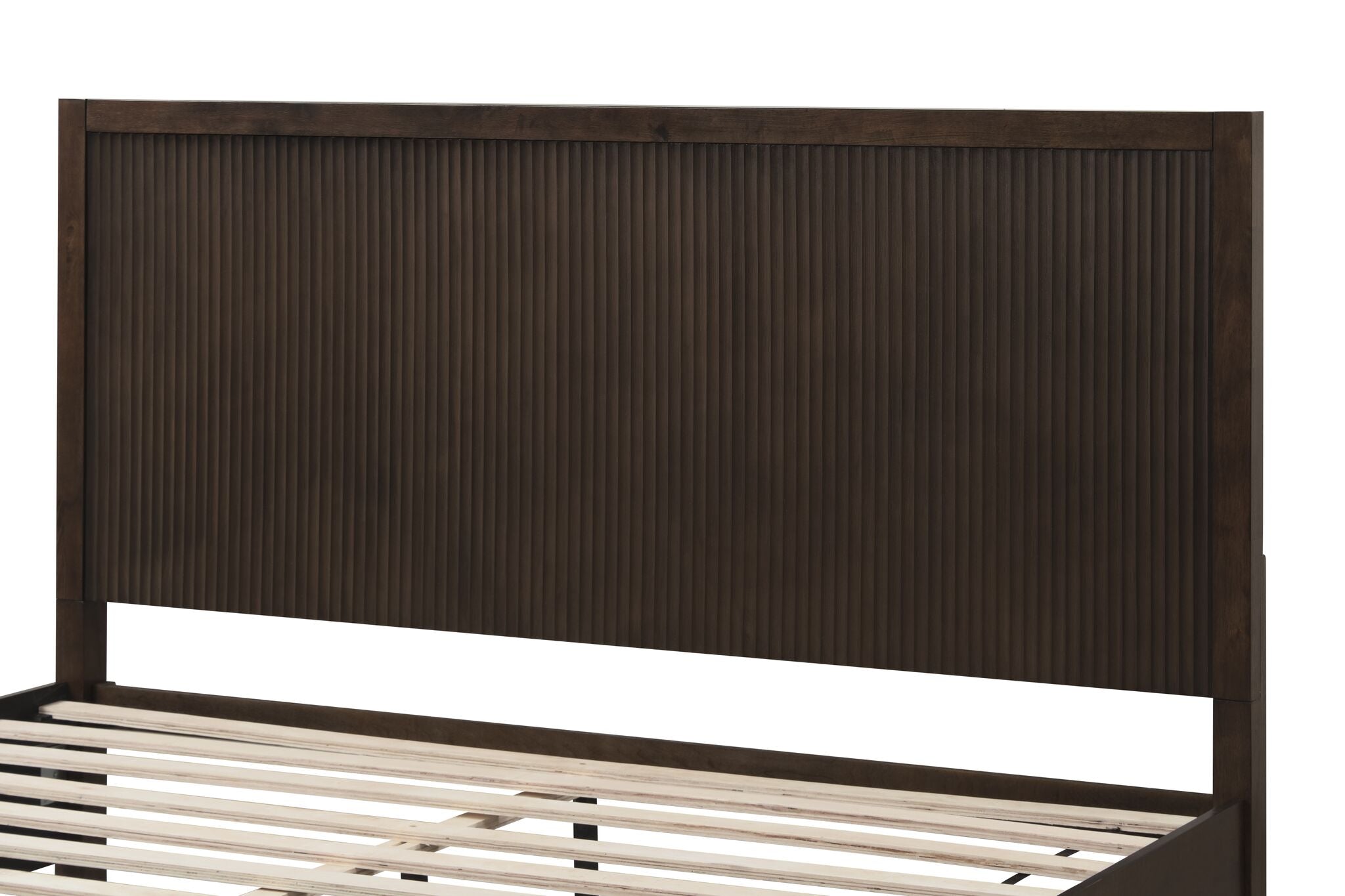 Reed 3-Piece King Storage Bed - Dark Walnut
