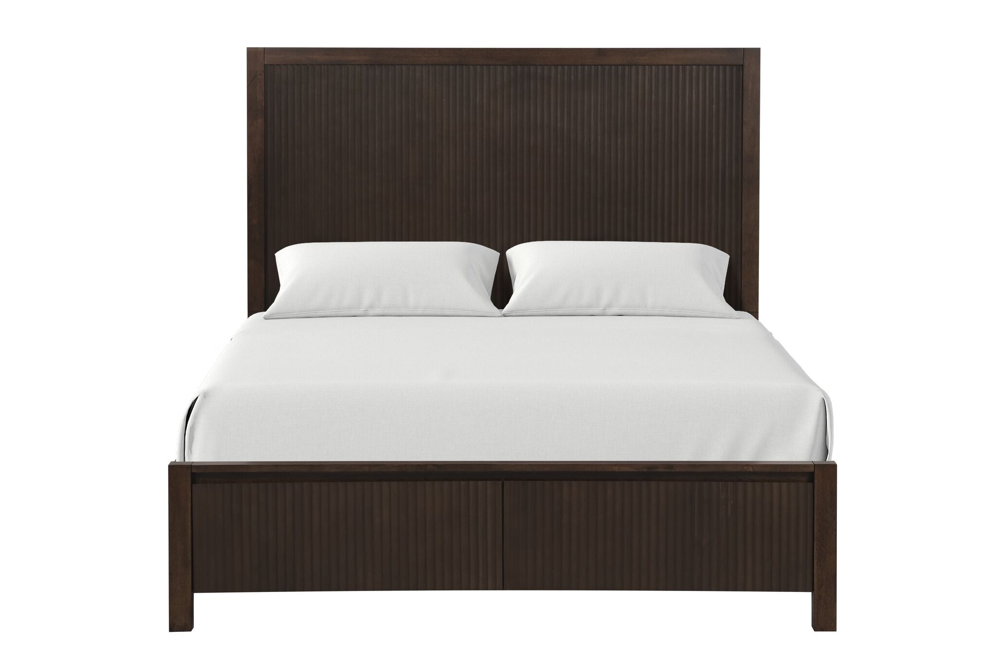 Reed 3-Piece King Storage Bed - Dark Walnut