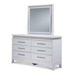 Reflections 6-Drawer Dresser - White