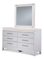 Reflections 6-Drawer Dresser - White