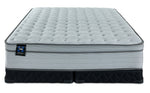 Sealy® Essentials Remy II Firm Eurotop King Mattress and Low-Profile Split Boxspring