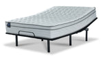 Sealy® Essentials Remy II Eurotop Twin XL Mattress and L2 Motion Adjustable Base 2.0