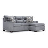 Mackay Sofa avec fauteuil allongé - gris