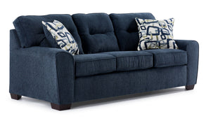 Mackay Sofa-lit grand - bleu