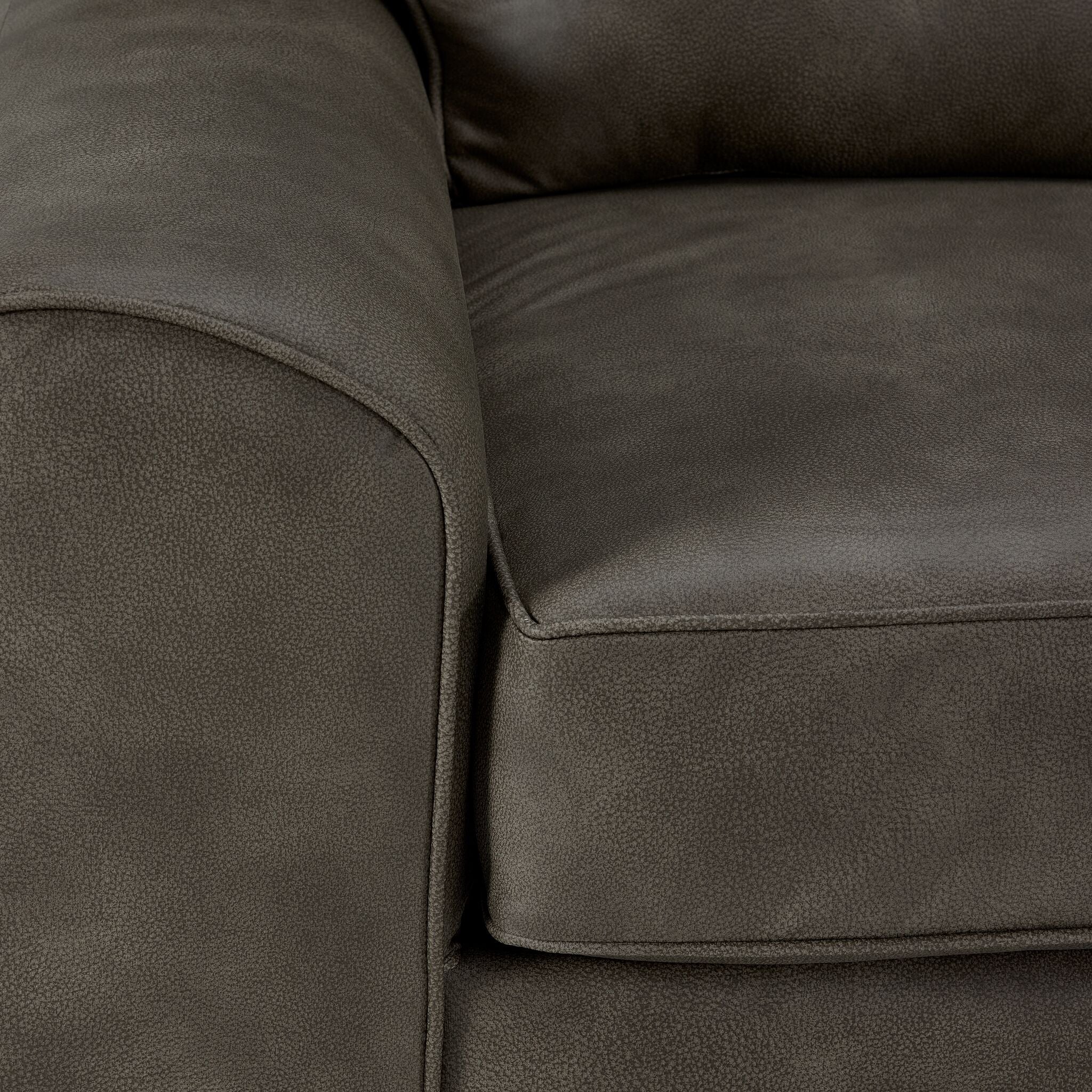 Renzo Chaise Sofa - Pebble