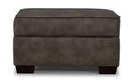 Renzo Storage Ottoman - Pebble