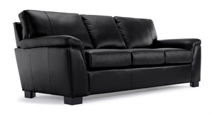 Reynolds Sofa en cuir – noir