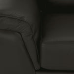 Reynolds Leather Chair - Dark Grey