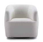 Riley Swivel Accent Chair - White